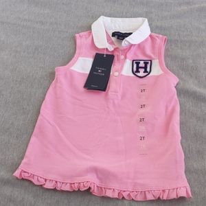 Tommy Hilfiger NWT Girls 2T sleeveless polo